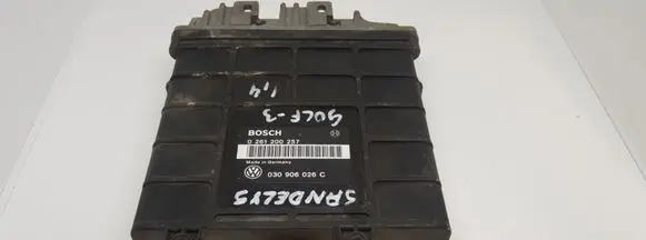 Volkswagen Golf III Engine control unit/module 0261200257 030906026C