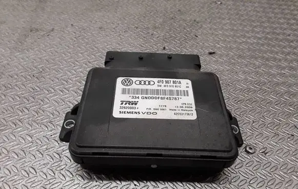 Audi A6 S6 C6 4F Hand brake control module 4F0907801A
