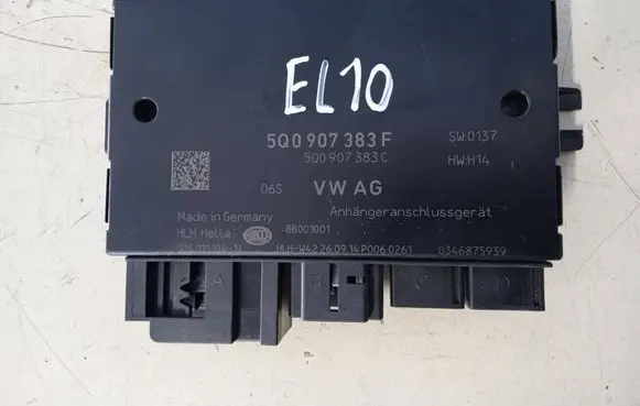 Volkswagen Golf VII Tow bar trailer control unit/module 5Q0907383F
