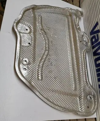 Heat shield in engine bay