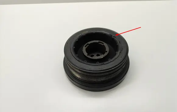 BMW 5 E60 E61 Crankshaft pulley 27340620 7793593 FEBI