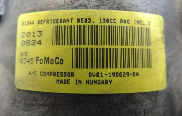 Ford Kuga II Air conditioning (A/C) compressor (pump) DV6119D629DA