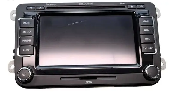 Skoda Octavia Mk2 (1Z) Radio/CD/DVD/GPS head unit 3T0035680A 000532850 A2C53424526