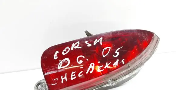 Opel Corsa C Rear bumper light 