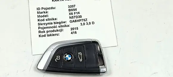 BMW X6 F16 Ignition key/card M-PAKIET9337244