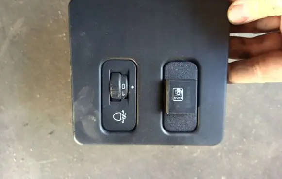 Peugeot 306 Headlight level height control switch 9613023477 9624054677