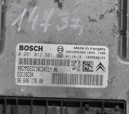 Citroen C4 I Picasso Engine control unit/module