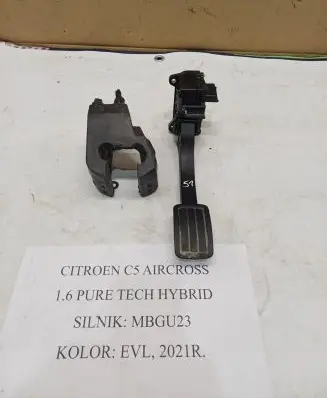 Citroen C5 Aircross Accelerator throttle pedal 9674829180