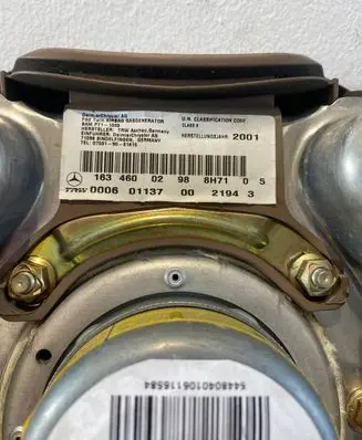 Mercedes-Benz ML W163 Steering wheel airbag 1634600298
