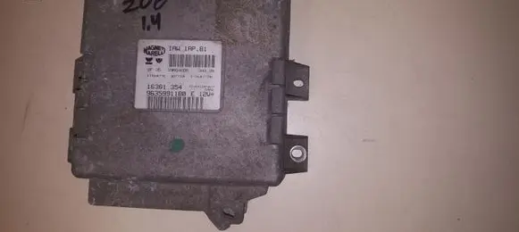 Peugeot 206 Engine control unit/module 9635991180 16301354 IAW1AP81