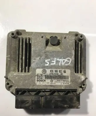 Volkswagen Golf V Engine control unit/module 03G906021HB 0281013606 1039S15613
