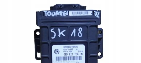 Volkswagen Touareg I Gearbox control unit/module 09D927750BN