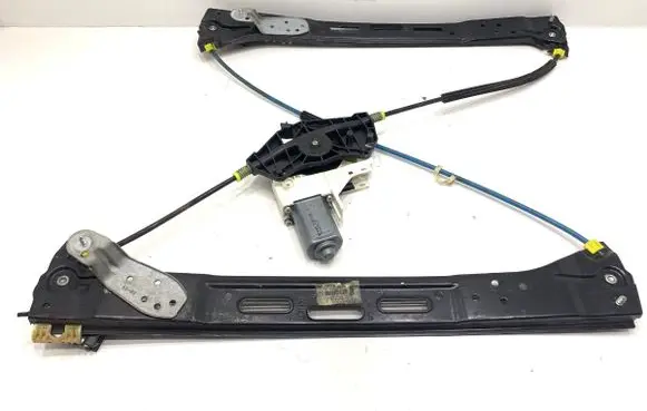 Volkswagen Sharan Front door window regulator with motor 7N0837461H