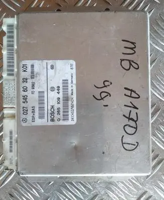 Mercedes-Benz A W168 ESP (stability system) control unit 0265109449 0KCH359200 0275456032K01