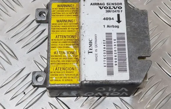 Volvo S40, V40 Airbag control unit/module 30613470F