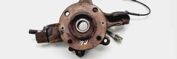Citroen C4 I Picasso Front wheel hub spindle knuckle 9655270080
