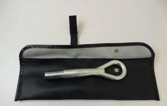 Towing hook eye