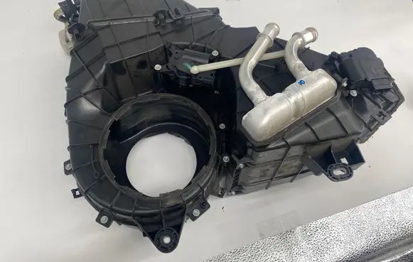 Interior heater climate box assembly