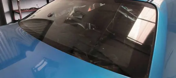Dodge Challenger Rear windscreen/windshield window 