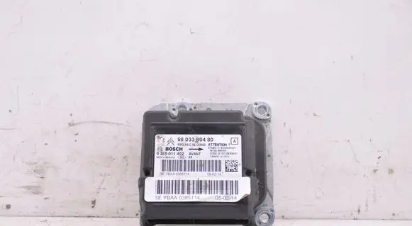 Peugeot 208 I Airbag control unit/module 9803380480