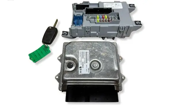 Peugeot Bipper Engine ECU kit and lock set 55250632 D419DG16 BC0107696D