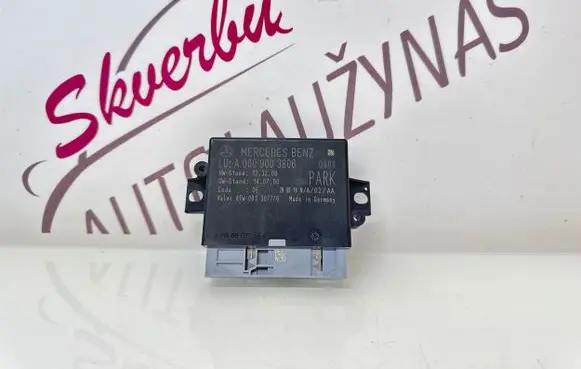 Mercedes-Benz S W222 Parking PDC control unit/module A0009003806