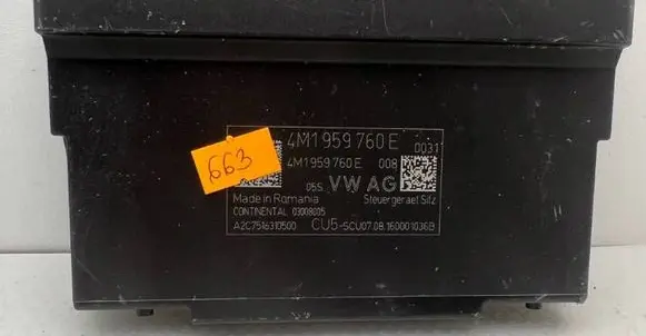 Audi Q7 4M Seat control module 4M1959760E