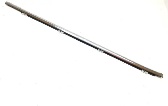 Front door glass trim molding