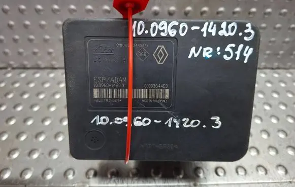 Renault Laguna II ABS control unit/module S25071514 8200183452B 10.0206-0062.4