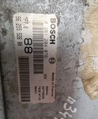 Peugeot 406 Engine control unit/module 9625552680 0261204076