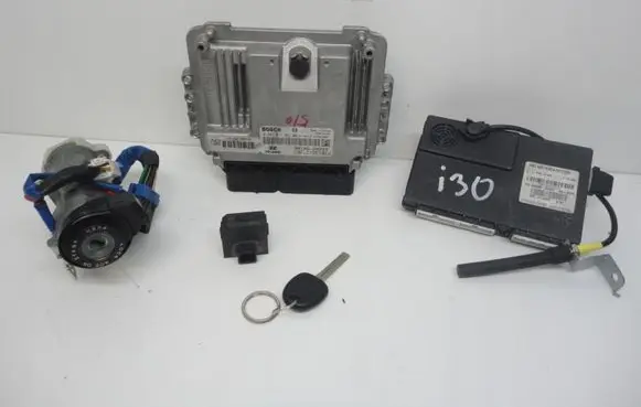 Engine ECU kit and lock set