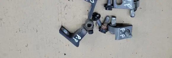 Front door hinge set