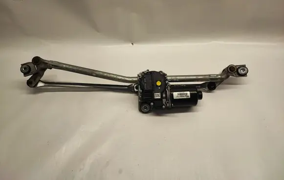 Front wiper linkage and motor