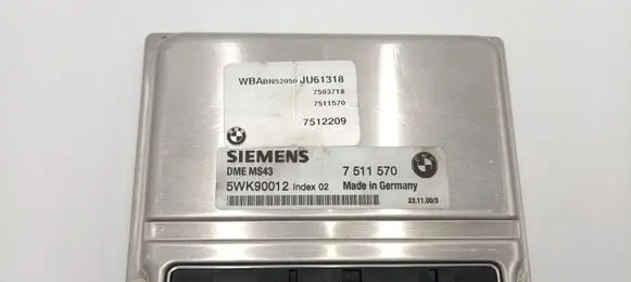 BMW 3 E46 Engine control unit/module 12147511570 7511570 MS43