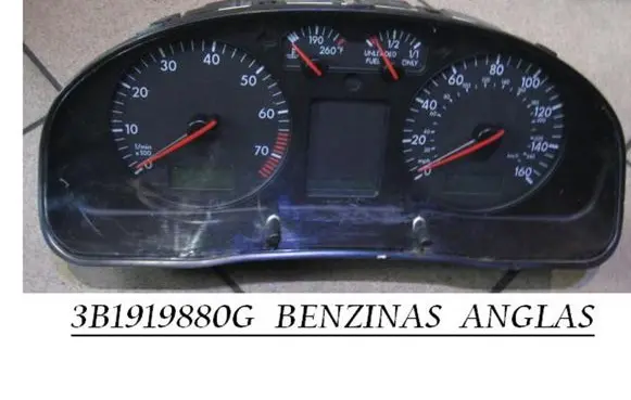 Volkswagen PASSAT B5 Speedometer (instrument cluster) 3B1919880G