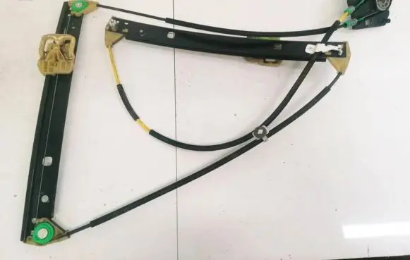 Sliding door window regulator with motor