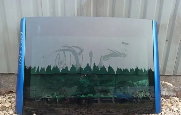 Renault Megane II Loading door trunk window/glass 
