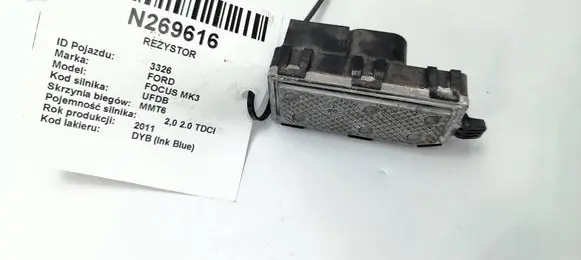 Ford Focus Heater blower motor/fan resistor AV6N19E624AA