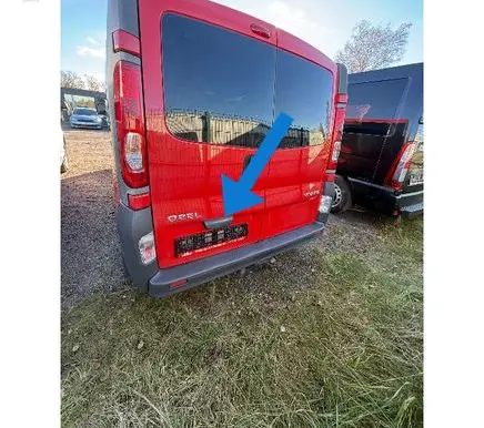 Opel Vivaro Number plate light 8200434687 93854773