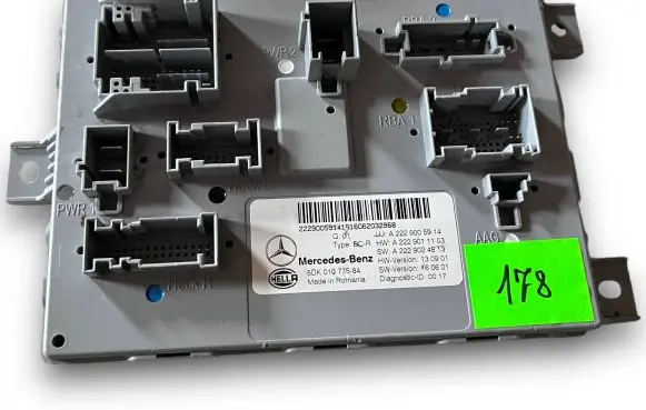 Mercedes-Benz S W222 Central body control module S178 A2229005914