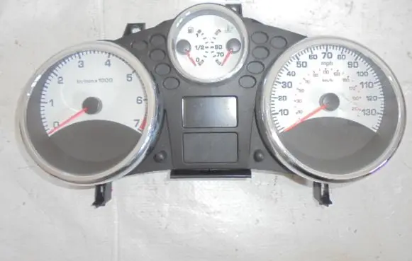 Peugeot 207 Speedometer (instrument cluster) 9666748980