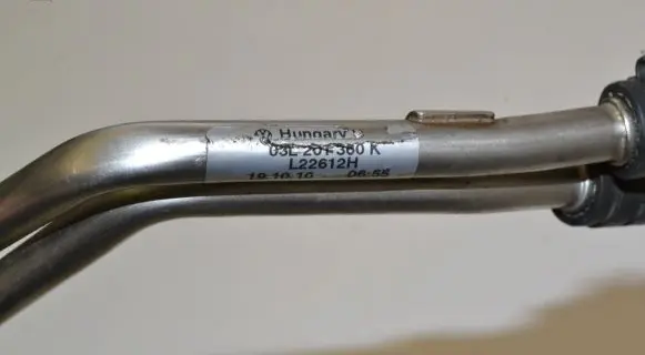 Audi A4 S4 B8 8K Air intake hose/pipe 03L201360