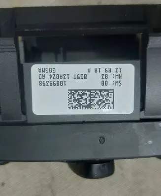 Ford Galaxy Light switch 8G9T13A024AA 10099398
