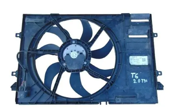 Volkswagen Transporter - Caravelle T6 Radiator cooling fan shroud 7E0121207D 5Q0959455BG