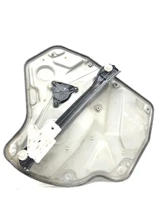 Rear window lifting mechanism without motor