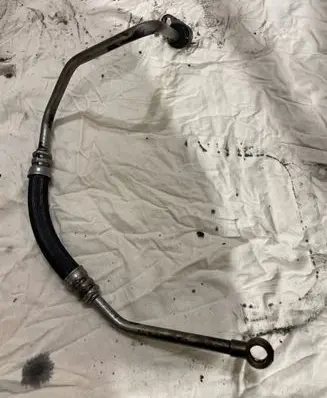 Audi A6 S6 C6 4F Turbo turbocharger oiling pipe/hose 059145771N