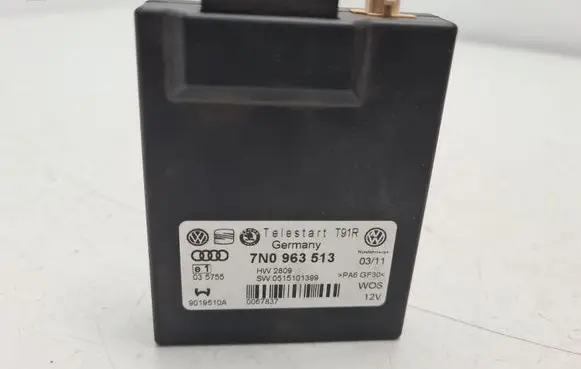 Volkswagen PASSAT B7 Auxiliary heating control unit/module 7N0963513