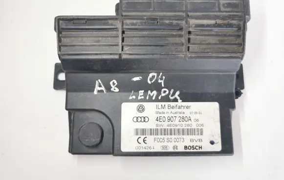 Audi A8 S8 D3 4E Other control units/modules 4E0907280A 4E0910280