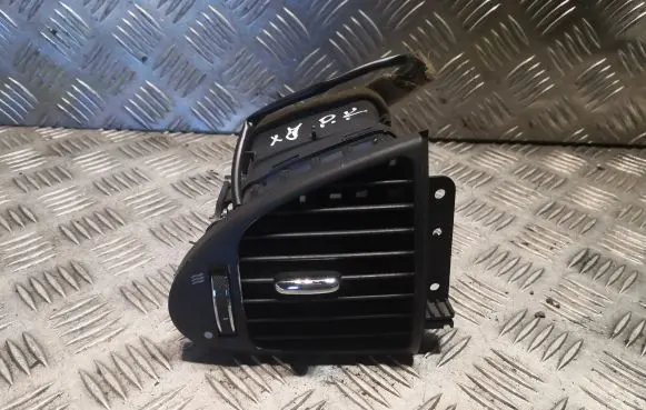 Dashboard air vent grill cover trim