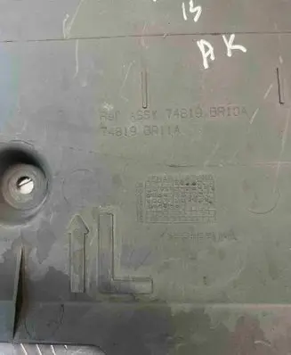 Nissan Qashqai+2 Rear underbody cover/under tray 74819BR10A